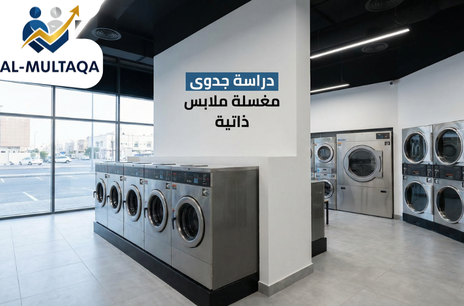 دراسة جدوى مغسلة ملابس ذاتية في حي السويدي بالرياض