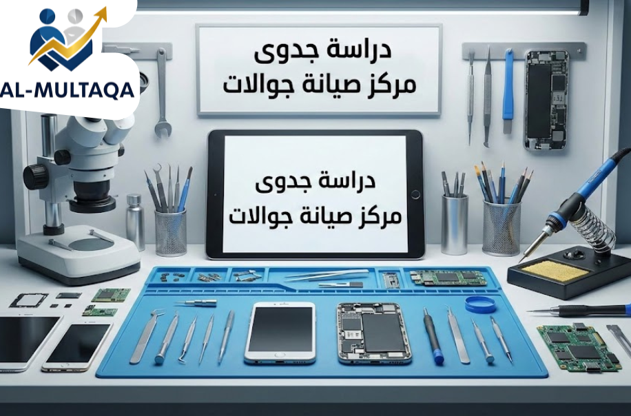 دراسة جدوى مركز صيانة جوالات في حي المونسية