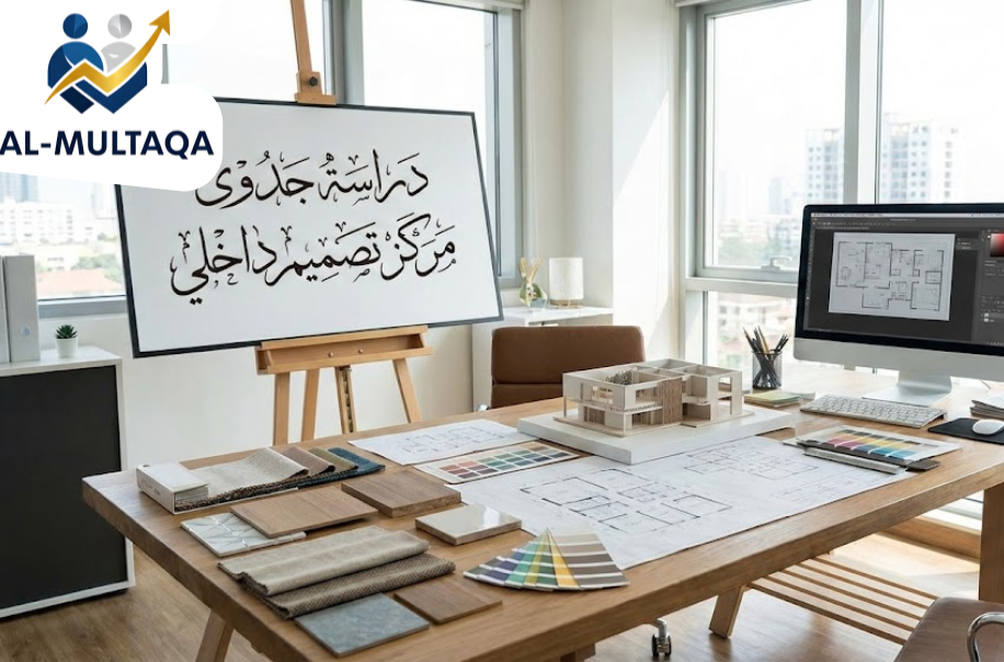 دراسة جدوى مركز تصميم داخلي في حي الربيع