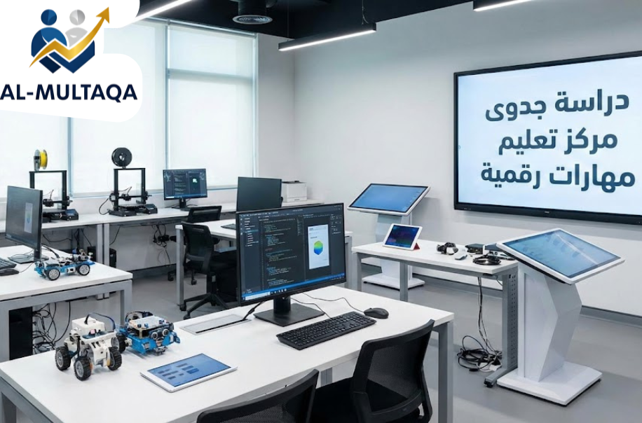 شركة دراسة جدوى مركز تعليم مهارات رقمية في حي العليا