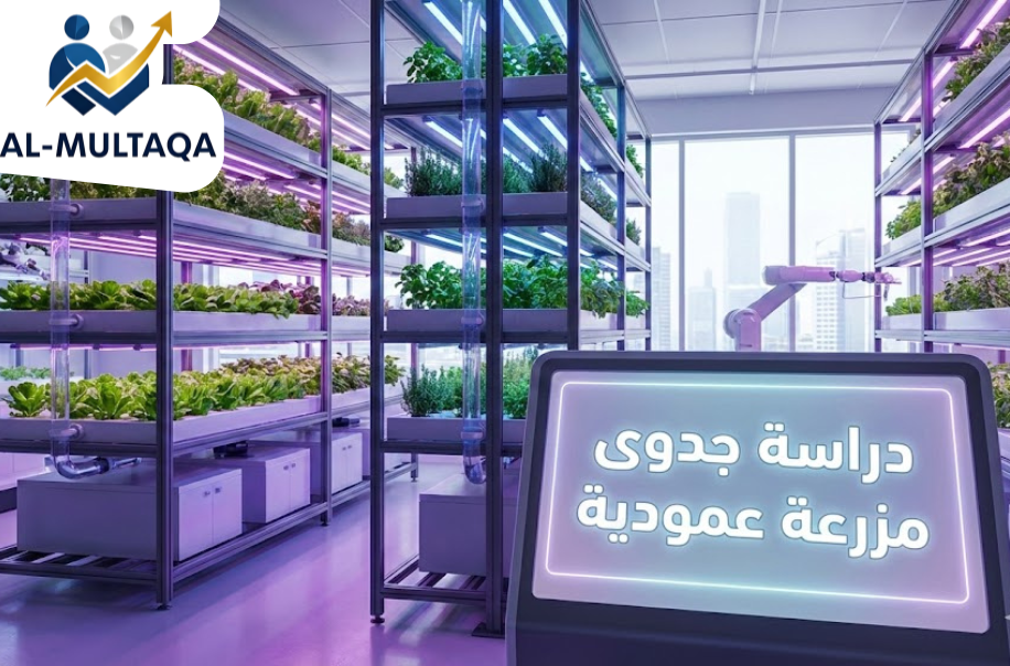 دراسة جدوى مزرعة عمودية في حي الياسمين