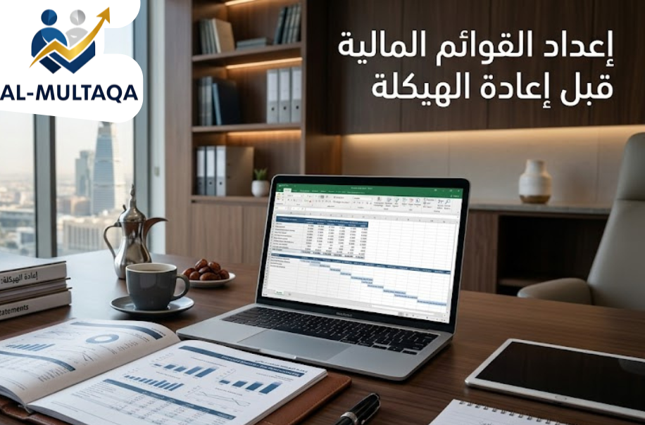 مكتب إعداد القوائم المالية قبل إعادة الهيكلة