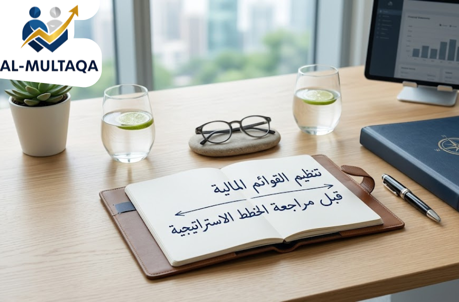 تنظيم القوائم المالية قبل مراجعة الخطط الاستراتيجية
